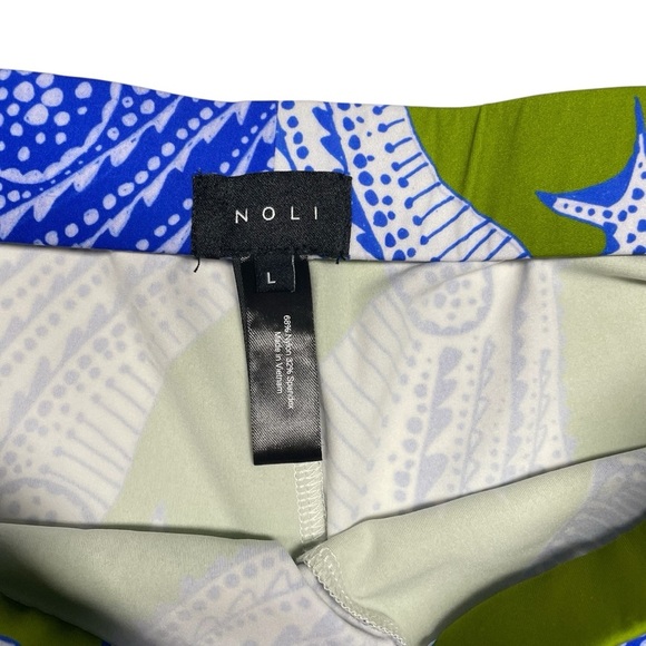 The Noli Shop Pajama Shorts Set Loungewear in Nile Chartreuse Green Size M/L - Picture 9 of 11